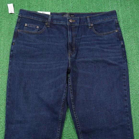 NWT MEMBER'S MARK STRAIGHT FIT PREMIUM STRETCH DENIM JEANS MENS 38X30 NEW! - Picture 5 of 10